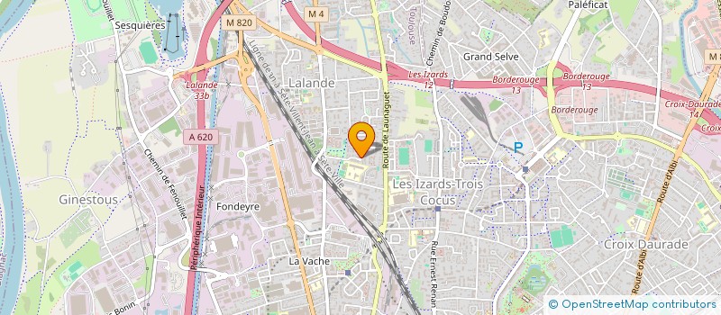 localisation de l'entreprise MADAME MARIE-PIERRE BARDOU à TOULOUSE