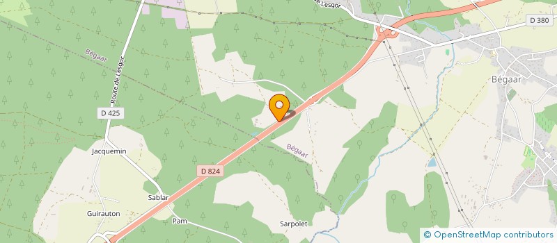 localisation de l'entreprise MADAME MARIE-PIERRE BAREYT  BEGAAR