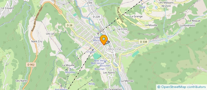 localisation de l'entreprise MADAME MARIE-PIERRE BAUD  MORZINE