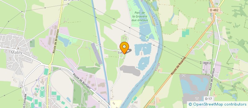 localisation de l'entreprise MADAME MARIE PIERRE BAUDART  MABLY