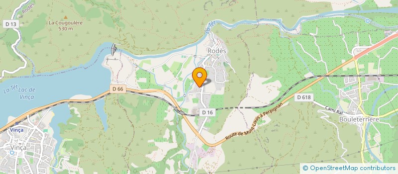 localisation de l'entreprise MADAME MARIE-PIERRE BAUDET  RODES