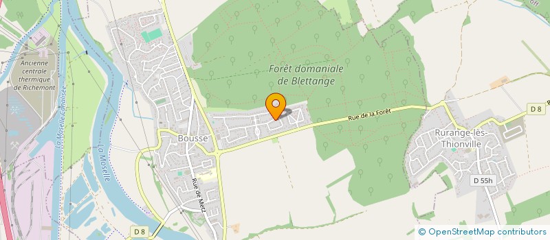 localisation de l'entreprise MADAME MARIE-PIERRE BECKER  BOUSSE