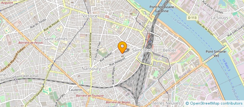 localisation de l'entreprise MADAME MARIE-PIERRE BELLIARD  BORDEAUX