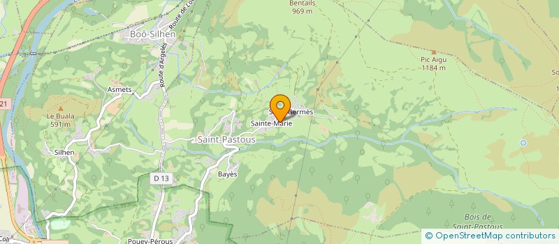 localisation de l'entreprise MADAME MARIE-PIERRE BENATTAR  ARGELES-GAZOST