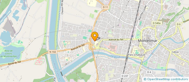 localisation de l'entreprise MADAME MARIE-PIERRE BENOIT  MONTELIMAR