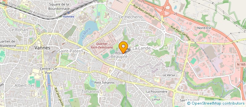 localisation de l'entreprise MADAME MARIE-PIERRE BERGUET à VANNES