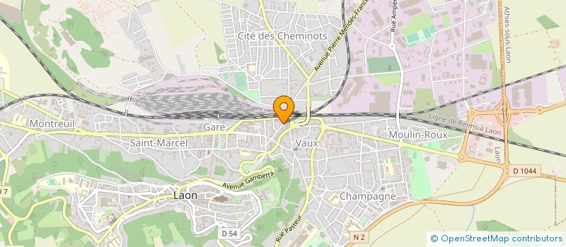 localisation de l'entreprise MADAME MARIE-PIERRE BERNARD à LAON