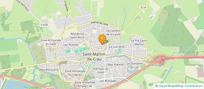 localisation de l'entreprise MADAME MARIE-PIERRE BERNARD à SAINT-MARTIN-DE-CRAU
