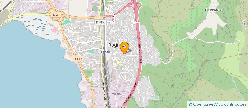 localisation de l'entreprise MADAME MARIE PIERRE BERNARDO  ROGNAC