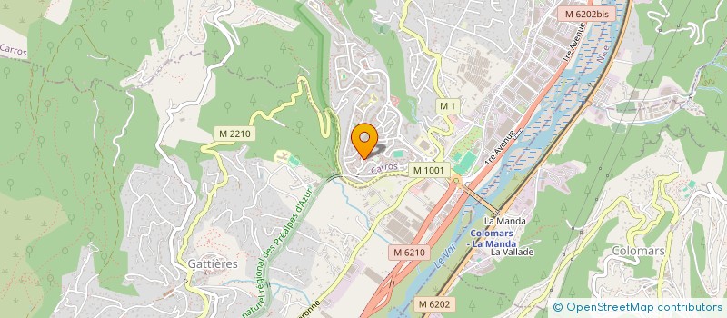 localisation de l'entreprise MADAME MARIE PIERRE BERRUEZO  CARROS