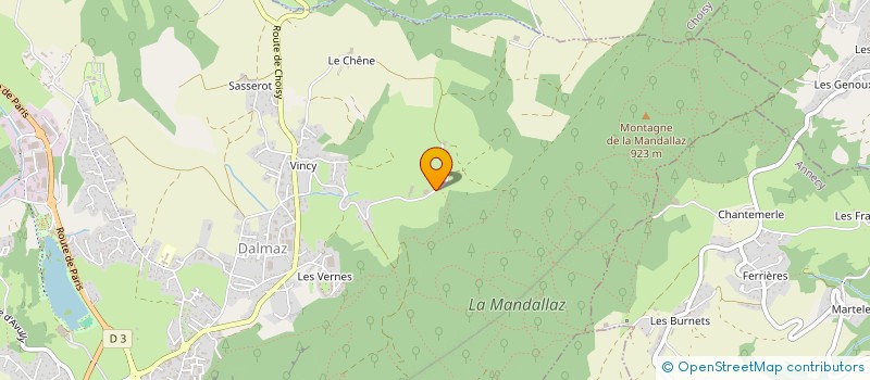 localisation de l'entreprise MADAME MARIE PIERRE BERTHET  LA BALME-DE-SILLINGY