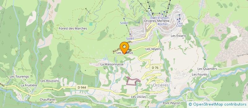 localisation de l'entreprise MADAME MARIE-PIERRE BERTRAND-PELLISSON  ORCIERES