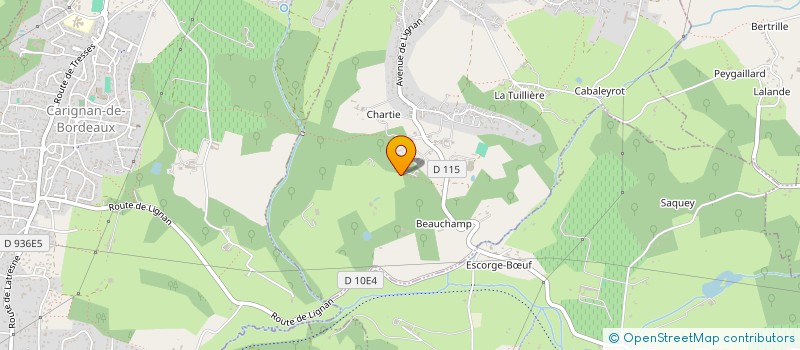 localisation de l'entreprise MADAME MARIE PIERRE BESSON ALQUIER  FARGUES-SAINT-HILAIRE