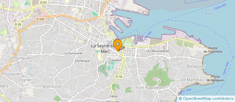 localisation de l'entreprise MADAME MARIE-PIERRE BONED à LA SEYNE-SUR-MER