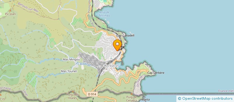 localisation de l'entreprise MADAME MARIE-PIERRE BONNEFON  CERBERE