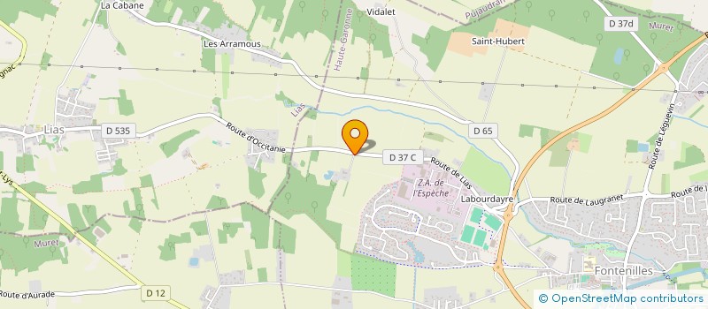 localisation de l'entreprise MADAME MARIE-PIERRE BORDENEUVE  FONTENILLES