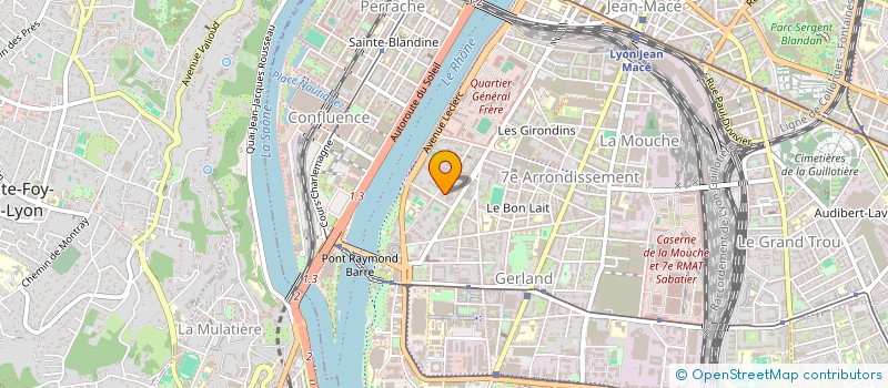 localisation de l'entreprise MADAME MARIE-PIERRE BOURG  LYON