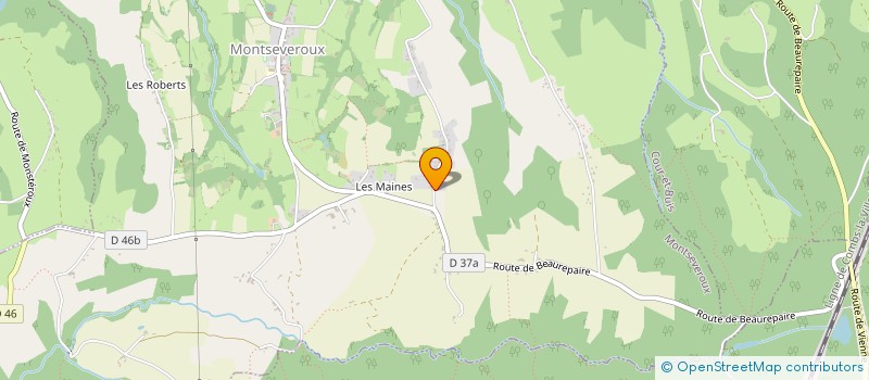 localisation de l'entreprise MADAME MARIE-PIERRE BOUTILLON  MONTSEVEROUX