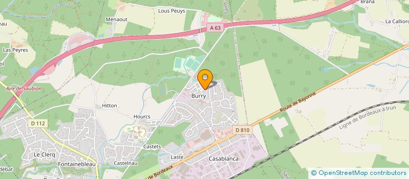 localisation de l'entreprise MADAME MARIE PIERRE BRETON  SAINT-GEOURS-DE-MAREMNE