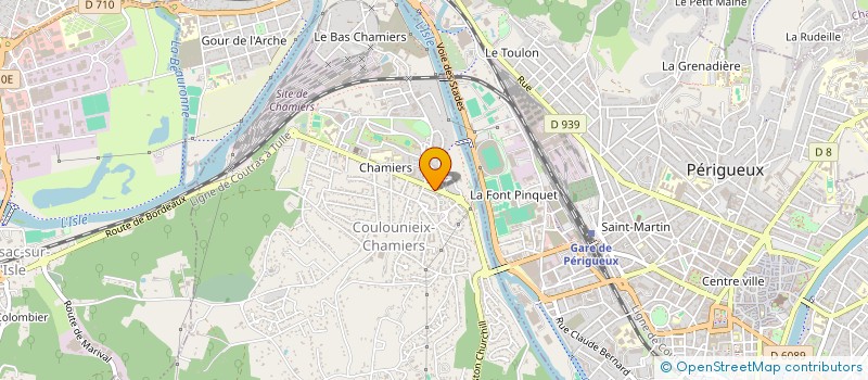 localisation de l'entreprise MADAME MARIE-PIERRE CAREL  COULOUNIEIX-CHAMIERS