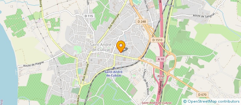 localisation de l'entreprise MADAME MARIE-PIERRE CASTAGNA  LE BOUSCAT