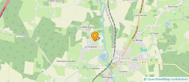 localisation de l'entreprise MADAME MARIE-PIERRE CEYZERIAT  SAINT-ETIENNE-DU-BOIS