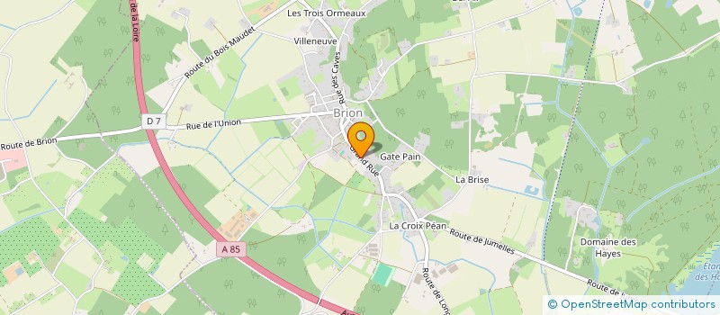 localisation de l'entreprise MADAME MARIE PIERRE CHALM  BRISSAC LOIRE AUBANCE