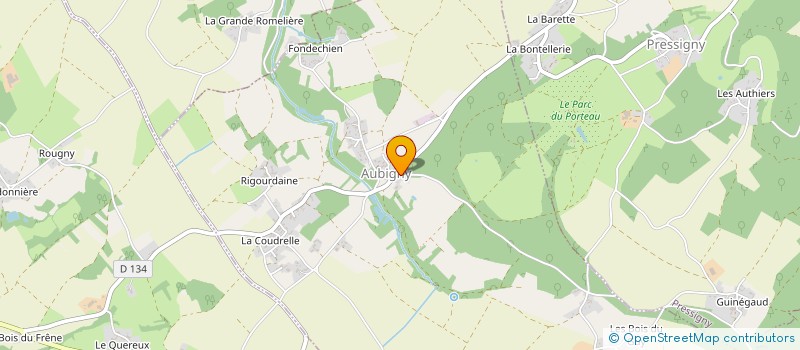 localisation de l'entreprise MADAME MARIE-PIERRE CHAMPAGNE  AUBIGNY