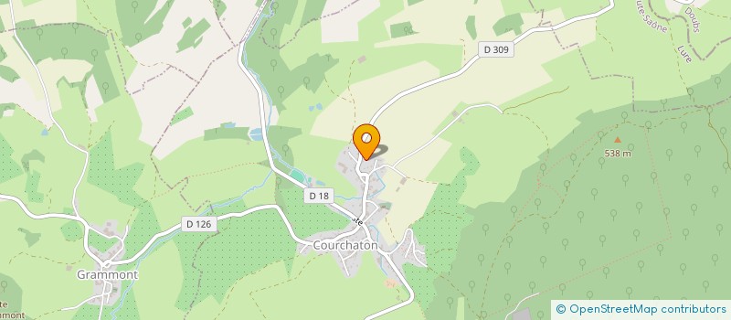 localisation de l'entreprise MADAME MARIE-PIERRE CHAMPION  COURCHATON