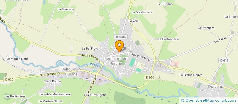 localisation de l'entreprise MADAME MARIE-PIERRE CHANCE à REMALARD-EN-PERCHE