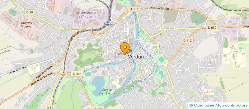 localisation de l'entreprise MADAME MARIE PIERRE CHARLIER à VERDUN