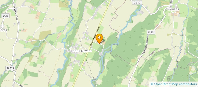 localisation de l'entreprise MADAME MARIE PIERRE CHAVANCE  TOURNOUS-DEVANT