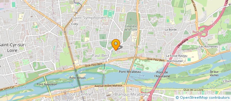 localisation de l'entreprise MADAME MARIE-PIERRE CHERRIER  ROCHECORBON