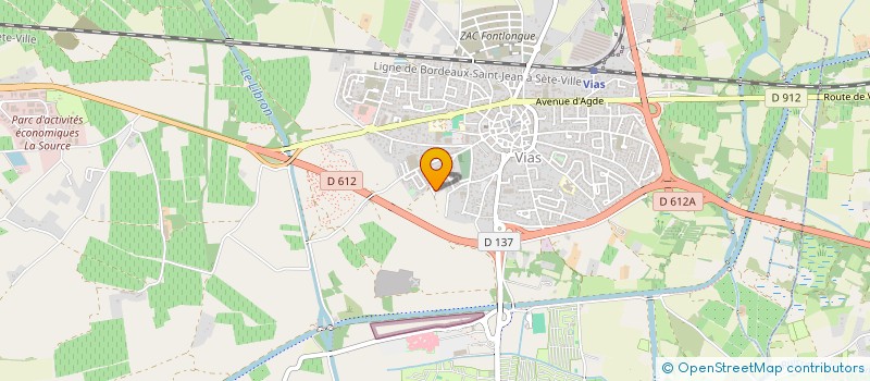 localisation de l'entreprise MADAME MARIE-PIERRE CHEVESTRIER  VIAS