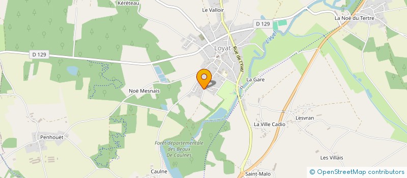 localisation de l'entreprise MADAME MARIE-PIERRE CLERVAL à LOYAT