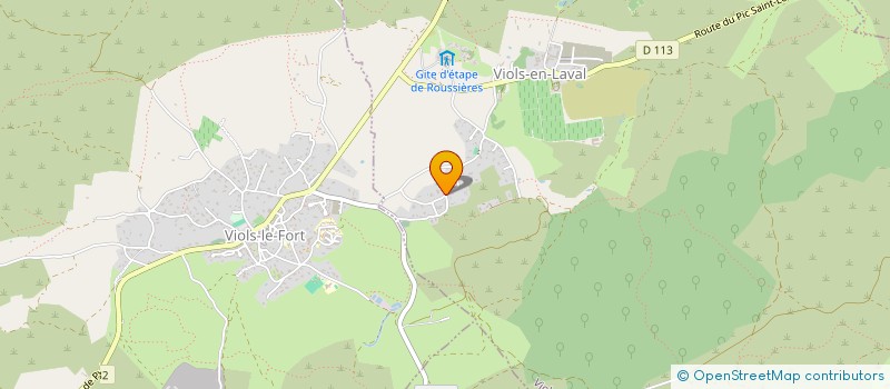 localisation de l'entreprise MADAME MARIE-PIERRE COLLARD  VIOLS-EN-LAVAL