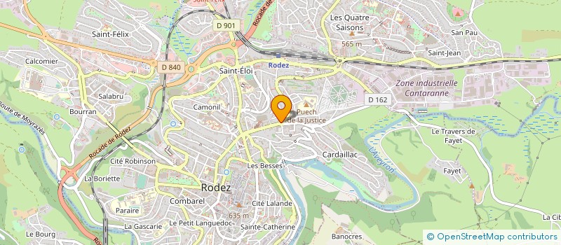 localisation de l'entreprise MADAME MARIE-PIERRE COMBACAU à RODEZ