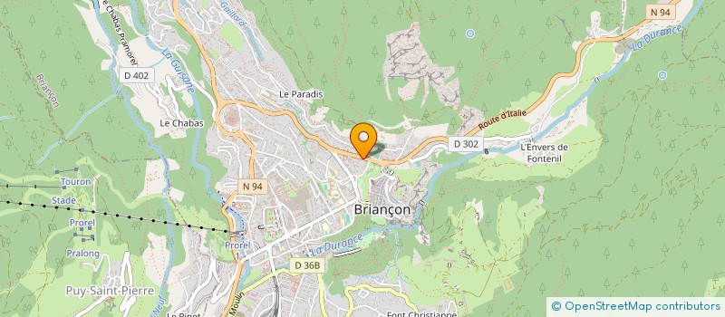 localisation de l'entreprise MADAME MARIE-PIERRE COMBE  BRIANCON