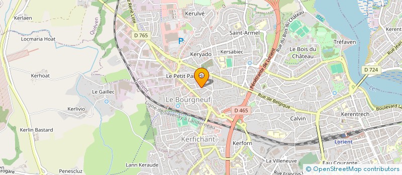 localisation de l'entreprise MADAME MARIE PIERRE CRISTIEN  LORIENT