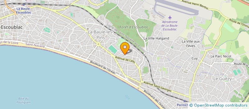 localisation de l'entreprise MADAME MARIE-PIERRE CROS à LA BAULE-ESCOUBLAC