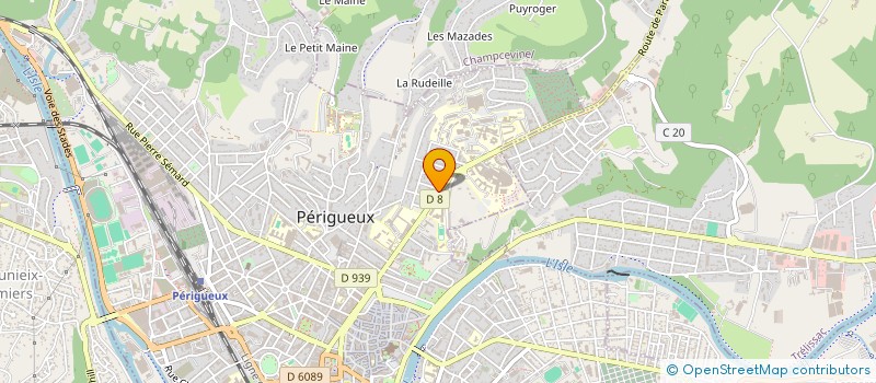 localisation de l'entreprise MADAME MARIE PIERRE CUMENAL à PERIGUEUX