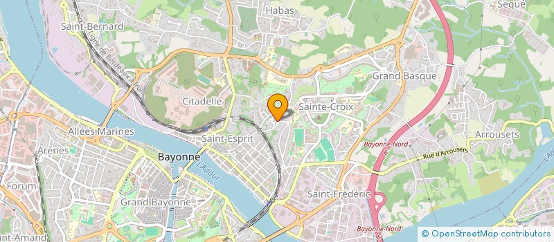 localisation de l'entreprise MADAME MARIE-PIERRE CURUTCHET  BAYONNE