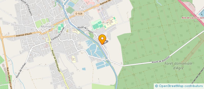 localisation de l'entreprise MADAME MARIE PIERRE DAL SOGLIO  MONTECH