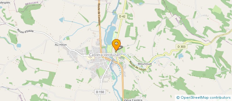 localisation de l'entreprise MADAME MARIE-PIERRE DE PRADA  CASTERA-VERDUZAN