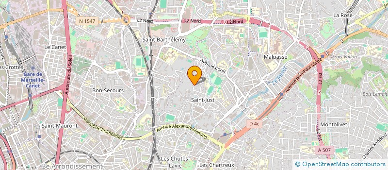 localisation de l'entreprise MADAME MARIE PIERRE DECAMPS à MARSEILLE