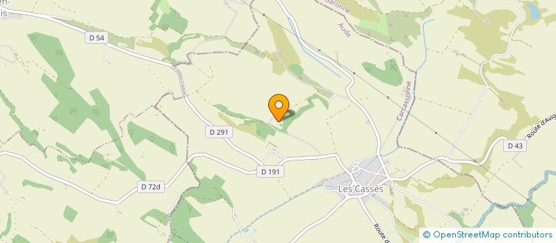 localisation de l'entreprise MADAME MARIE PIERRE DEKENS  LES CASSES