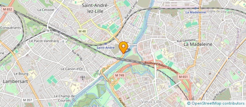 localisation de l'entreprise MADAME MARIE-PIERRE DELBERGHE à SAINT-ANDRE-LEZ-LILLE