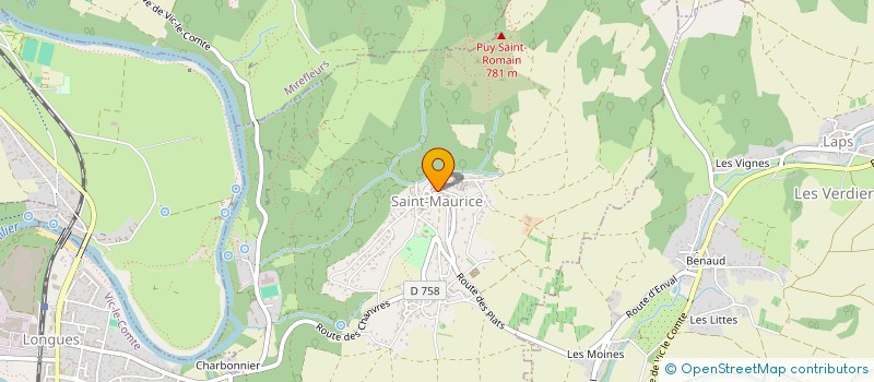 localisation de l'entreprise MADAME MARIE-PIERRE DEMARTY  SAINT-MAURICE