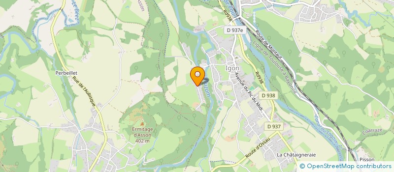 localisation de l'entreprise MADAME MARIE-PIERRE DIDEROT  IGON