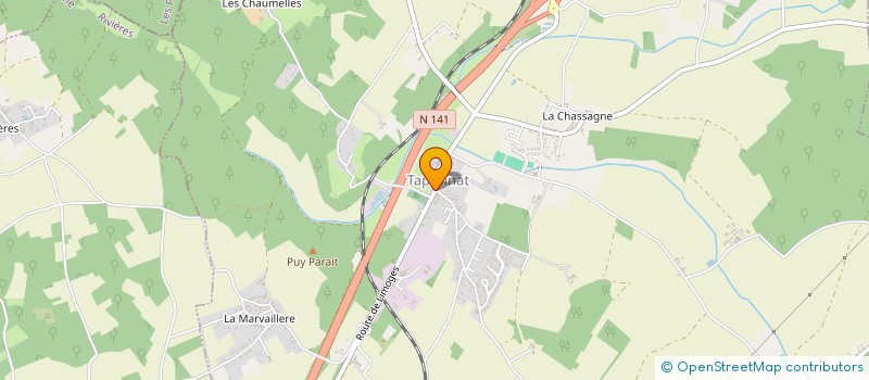 localisation de l'entreprise MADAME MARIE-PIERRE DUBREUIL  TAPONNAT-FLEURIGNAC